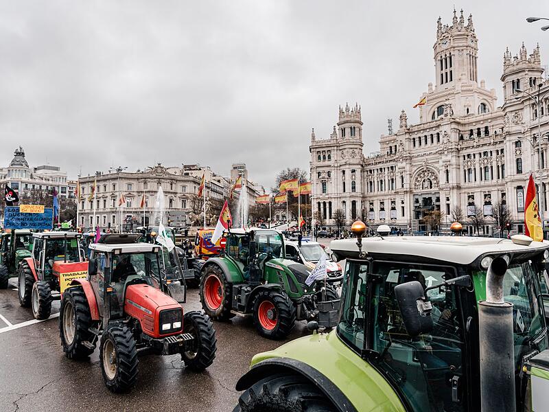 Bauernprotest in Spanien