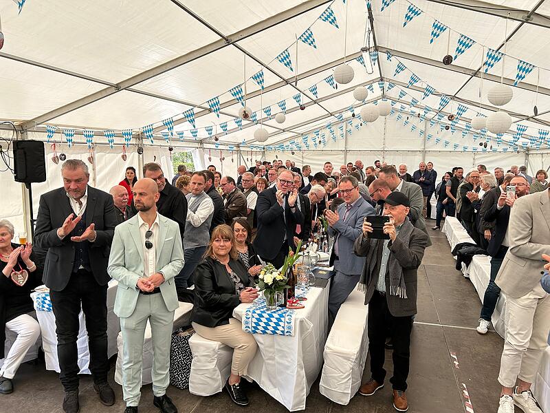 Verabschiedung von B&uuml;rgermeister Bernd Reisenweber in Ebersdorf bei Coburg