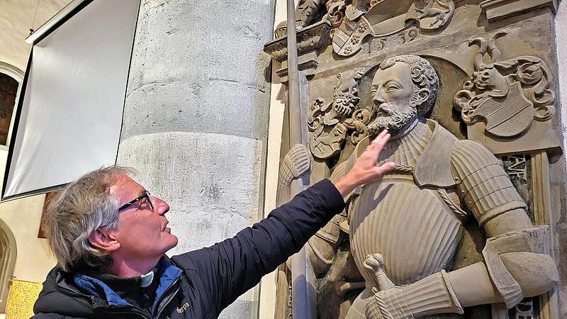 Stefan Lochner hat im Rahmen der Kirchensanierung auch die Epitaphe des Gotteshauses restauriert und einiges &uuml;ber diese Gedenktafeln in Erfahrung gebracht.