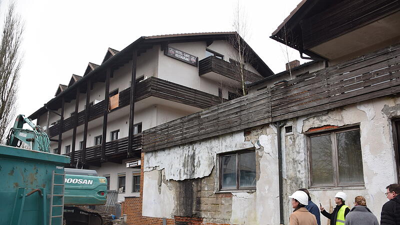 Start Abriss "Hansveit" in Rothenkirchen