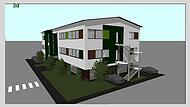 So stellt sich der Architekt den Neubau der Mittagsbetreuung in der Merzbacher Stra&szlig;e in Baiersdorf vor.