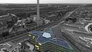 Der Landkreis geht mit gutem Beispiel voran: Das neue Landratsamt ist großflächig mit Photovoltaikmodulen bestückt.
