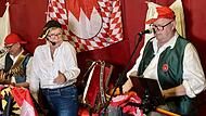 Fränkisch und fröhlich: Emmi Weiß und ihre Begleiter.