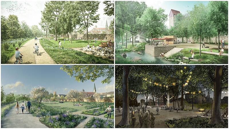 In der Auswahl standen 14 Entwürfe für den Jörgentorpark Münnerstadt. Hier sind vier Beispiele. In der Auswahl standen 14 Entwürfe für den Jörgentorpark Münnerstadt. Hier sind vier Beispiele.