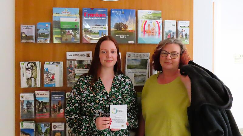 Mareike Link (l.) und Bianca Geiger von „Zusammen im Quartier“ Ebensfeld.