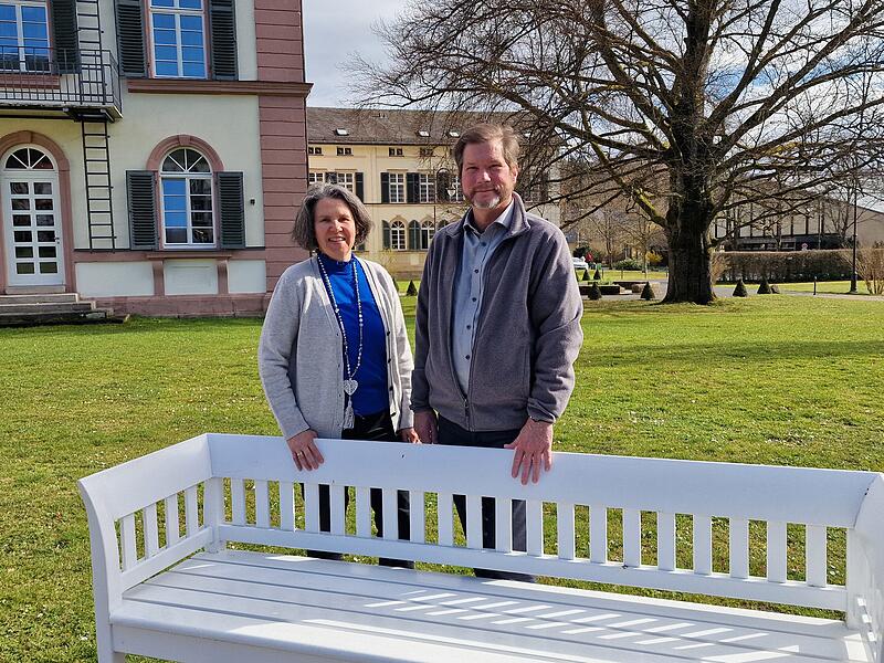 Zeit haben f&uuml;r Menschen: Christiane Jakob-Seufert und Wolf-Benjamin Gittermann von der &Ouml;kumenischen Kurseelsorge Bad Br&uuml;ckenau.