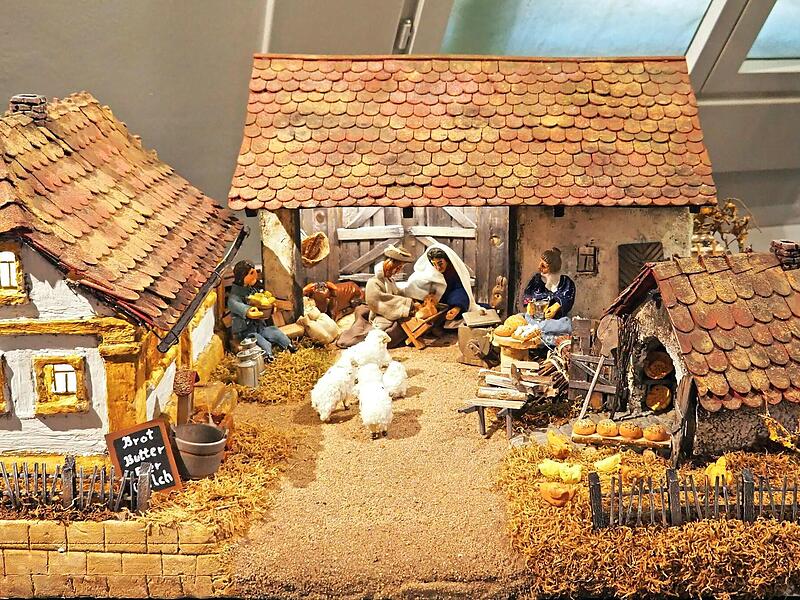 Das Heilsgeschehen auf einen Bauernhof in Röbersdorf.