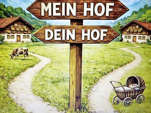 Ländliche Idylle samt einem Totenkopf prägt das Plakat, mit dem die Theatergruppe des Radfahrvereins Concordia für die Bauernkomödie „Mein Hof und dein Hof“ wirbt. Premiere ist am Samstag, 28. März, um 19.30 in der Grundschulturnhalle. Ländliche Idylle samt einem Totenkopf prägt das Plakat, mit dem die Theatergruppe des Radfahrvereins Concordia für die Bauernkomödie „Mein Hof und dein Hof“ wirbt. Premiere ist am Samstag, 28. März, um 19.30 in der Grundschulturnhalle.