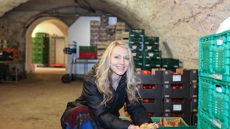Hannah Winkler im Schlosskeller in Hemhofen.Forchheim & Fränkische Schweiz