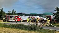 Feuer bei Biogasanlage Kairlindach
