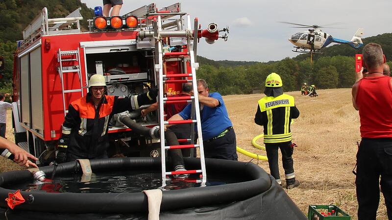 Dieses Szenario wie beim Fl&auml;chenbrand in Langendorf vergangenes Jahr bef&uuml;rchtet die Feuerwehr auch in diesem Jahr wieder.