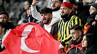 Die Fans der Türkei waren im Berliner Olympiastadion in der Überzahl. Die Fans der Türkei waren im Berliner Olympiastadion in der Überzahl.