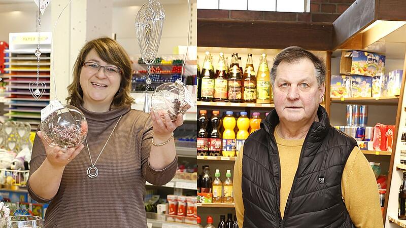 Einzelhändler aus Leidenschaft: Jeannette Menzel und und Dieter Groh, die in der Ortsmitte von Litzendorf zwei Geschäfte betreiben.