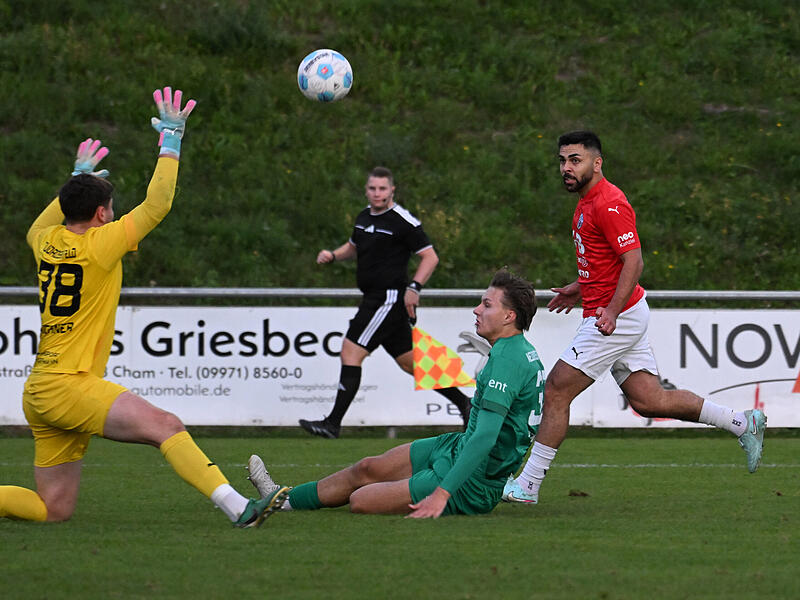 Sport Fußball Saison 2026 / 2027 Bayernliga Nord 11. Spieltag Freitag 18.09.2026 Spielort Kappenberger Sportzentrum ASV Cham | Im Quader 5 | 93413 Cham Spielbeginn 19.00 h ASV Chem gegen TSV Neudrossenfeld Halbzeitergebnis 1:0 Endstand Tor 1:0 durc Sport Fußball Saison 2026 / 2027 Bayernliga Nord 11. Spieltag Freitag 18.09.2026 Spielort Kappenberger Sportzentrum ASV Cham | Im Quader 5 | 93413 Cham Spielbeginn 19.00 h ASV Chem gegen TSV Neudrossenfeld Halbzeitergebnis 1:0 Endstand Tor 1:0 durc