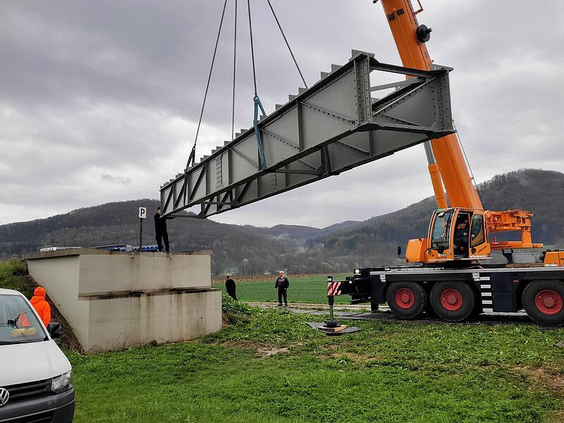 Die Oberfrankenstiftung half, Brücken der Bahn zu sanieren. Hier die Flutbrücke LeinleiterForchheim & Fränkische Schweiz