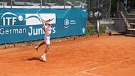 Der Rheinland-Pf&auml;lzer Jonathan Dazert qualifizierte sich mit drei Qualisiegen f&uuml;r das Hauptfeld der ITF German Juniors beim TC Bamberg.