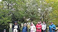 Die Wanderer trotzten dem Wetter.