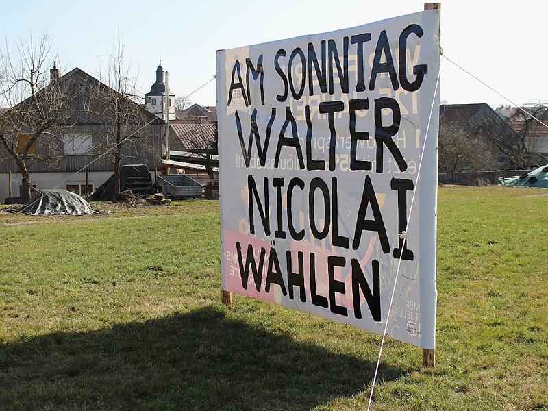 Kurz vor der Kommunalwahl 2026 erschien ein Alternativkandidat in der Marktgemeinde Zeitlofs.