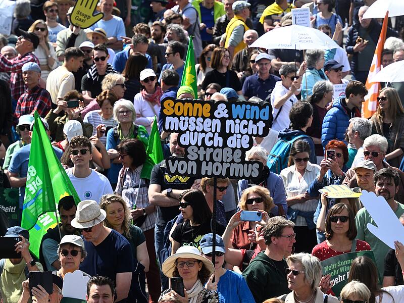 Demonstration f&uuml;r Erneuerbare Energien - M&uuml;nchen