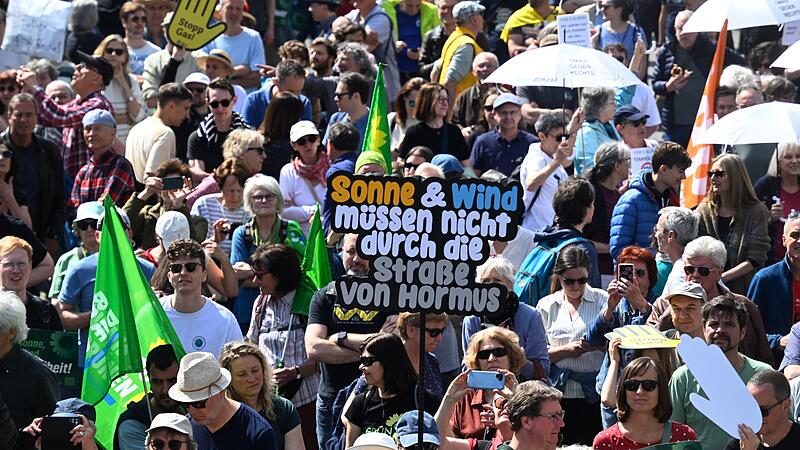 Demonstration f&uuml;r Erneuerbare Energien - M&uuml;nchen