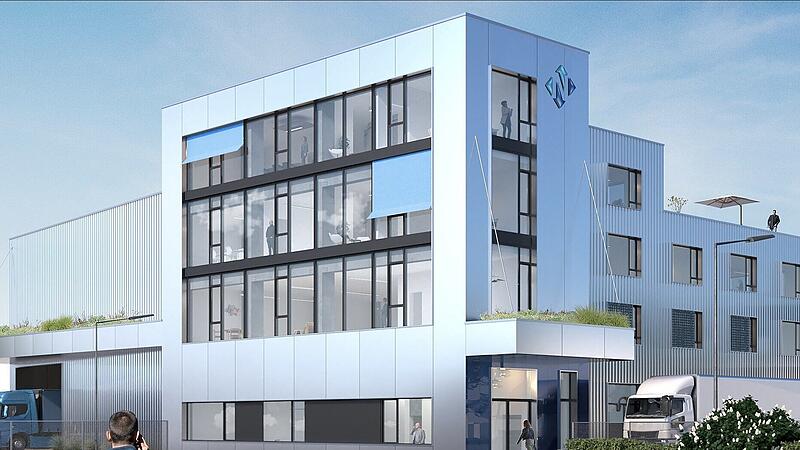 So stellt sich die Firma Anlagenbau Neund&ouml;rfer ihr neues Headquarter im Forchheimer S&uuml;den vor.