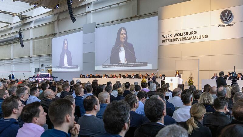 VW-Betriebsversammlung in Wolfsburg