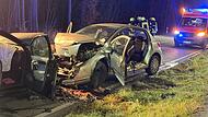 Am Donnerstag ist ein Autofahrer bei Röttenbach (Landkreis Erlangen-Höchstadt) nach einer Frontalkollision gestorben.
