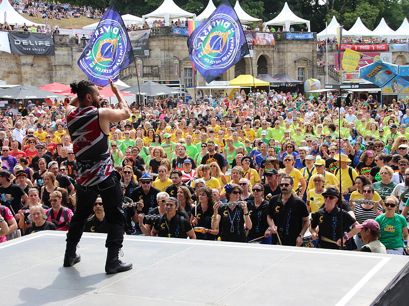 Trommeln für den Frieden beim Samba-Festival in Coburg 2025