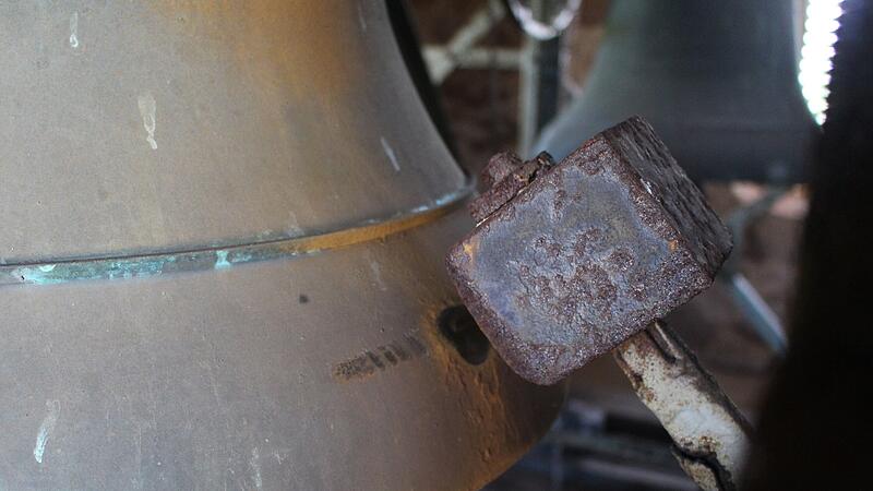 Dringend reparaturbed&uuml;rftig: Die Glockenanlage in der evangelischen Kirche in Geroda.