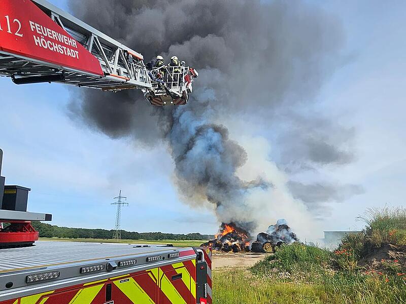 Feuer bei Biogasanlage Kairlindach Feuer bei Biogasanlage Kairlindach