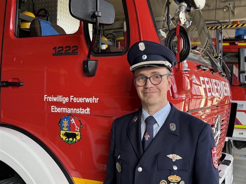 Er ist der neue Feuerwehrchef: Rolf Kutter wurde vor kurzem zum neuen Kommandanten in Ebermannstadt gewählt.Forchheim & Fränkische Schweiz