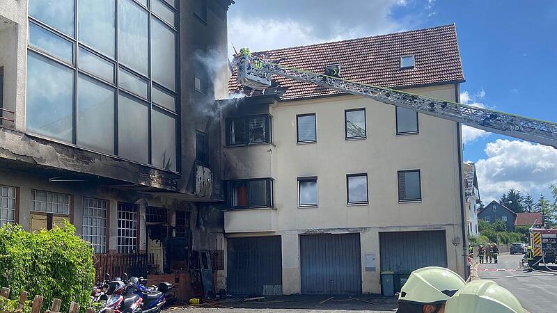 Brand in Brauerei in Untersiemau Brand in Brauerei in Untersiemau