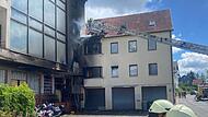 Brand in Brauerei in Untersiemau