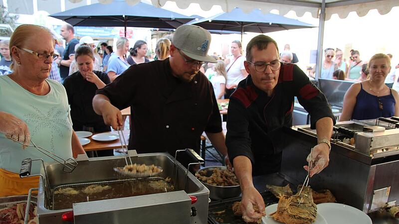 Karpfen in allen Variationen servierte der Landgasthof Utz.