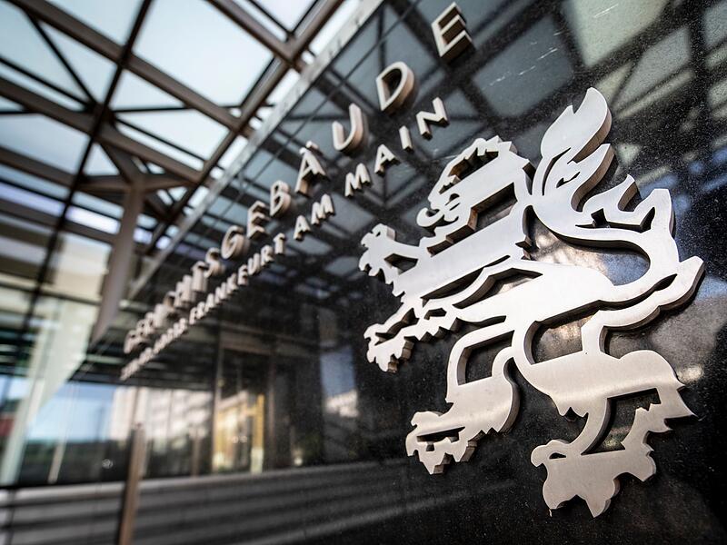 Der Eingang zum Oberlandesgericht in Frankfurt