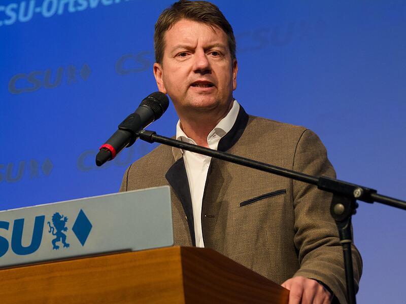 Feier 60 Jahre CSU Schondra mit Ministerpräsident Markus Söder: Sandro Kirchner