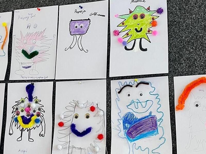 Ärgermonster der 5. /6. Klasse.