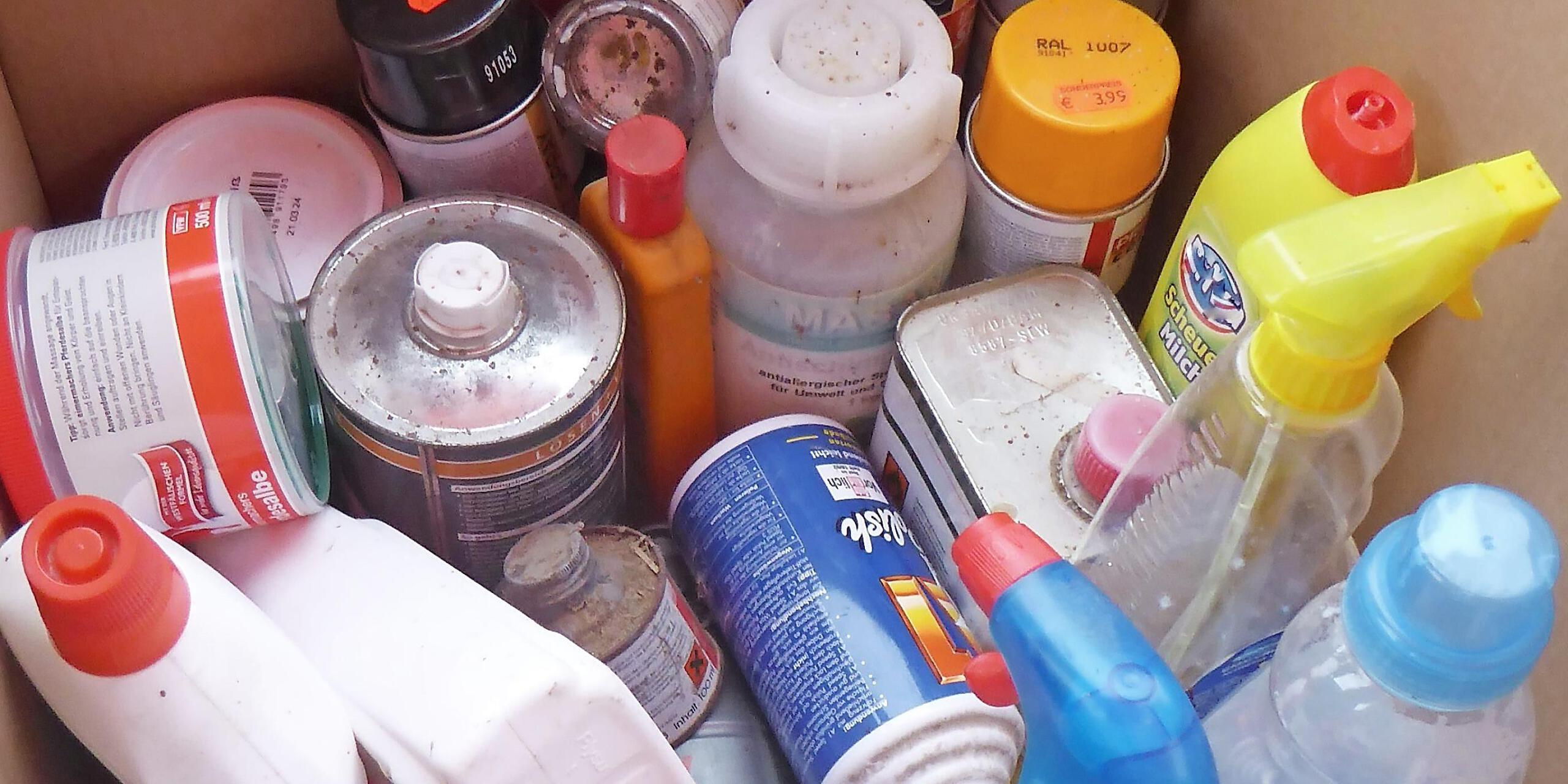 Landkreis sammelt gefährliche Abfälle