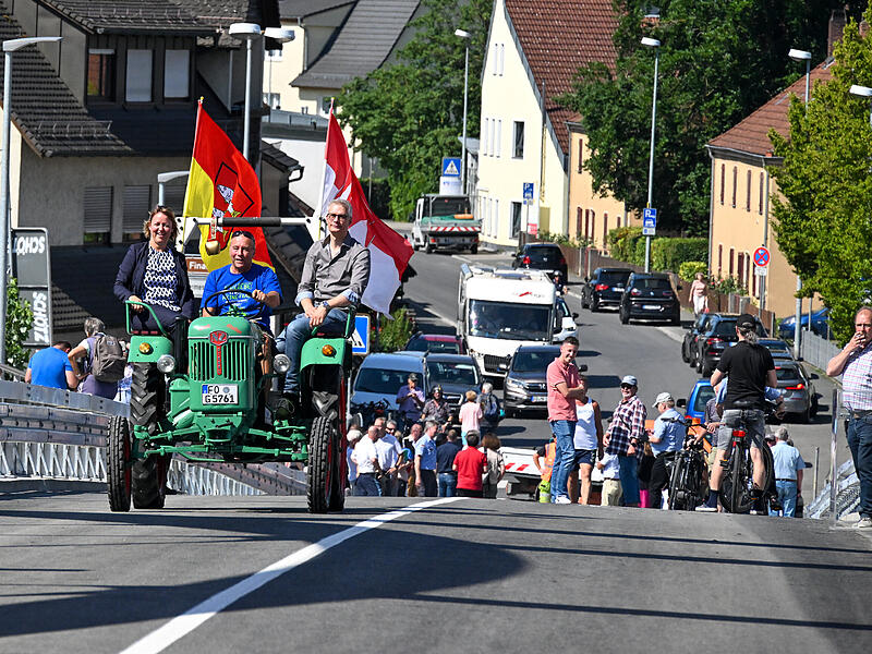 Piastenbrücke Forchheim EröffnungEröffnung Piastenbrücke