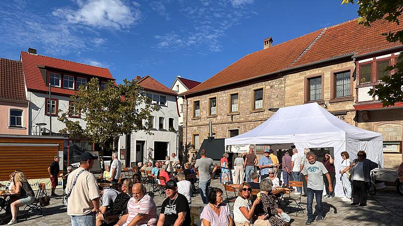 Michaelismarkt in der Innenstadt von Hammelburg