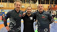 Das Lichtenfelser Trainertrio (von links): Tobias Schütz, Venelin Venkov und Ali Hadidi.