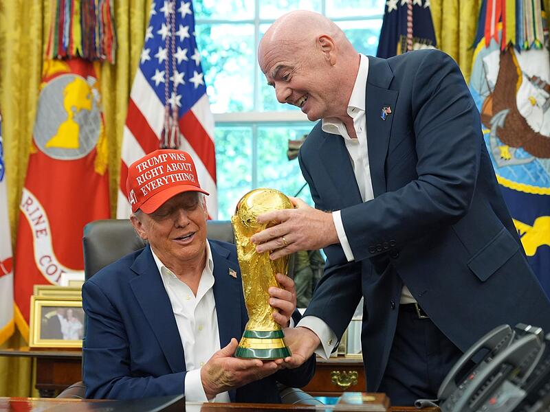 Donald Trump und Gianni Infantino