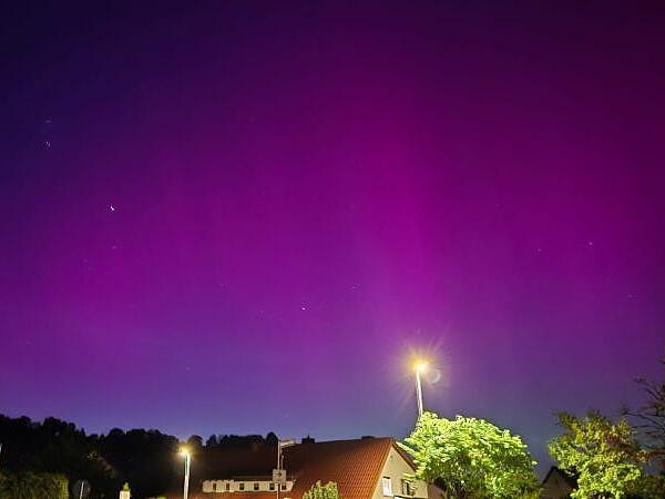 Polarlichter über Kronach 2024Polarlichter über Kronach
