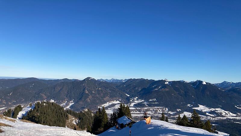 Skigebiet Brauneck bei Lenggries