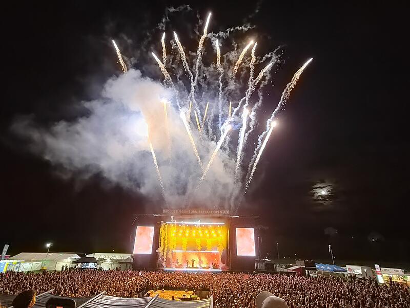 Wincent Weiss beim Open Air in Bad Kissingen
