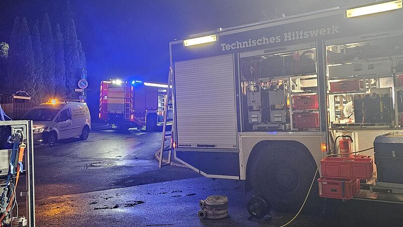 Das Unwetter sorgte f&uuml;r eine gro&szlig;e Zahl an Eins&auml;tzen bei den Feuerwehren im Landkreis Bayreuth.2023 Unwetter an der Landkreisgrenze Kulmbach/Bayreuth