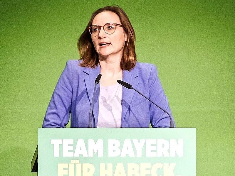 Lisa Badum im Wahlkampf