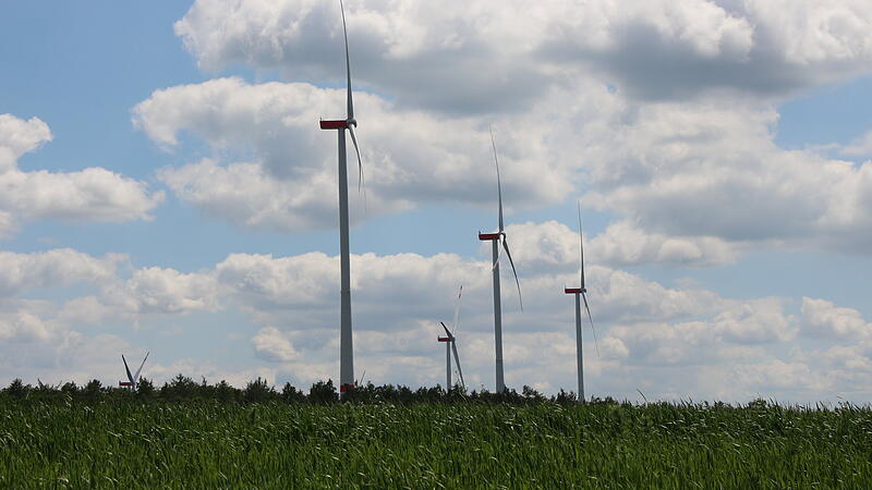 Windräder Windpark Fuchsstadt