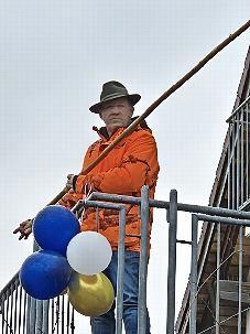 Albrecht Leurer hielt die Angel.