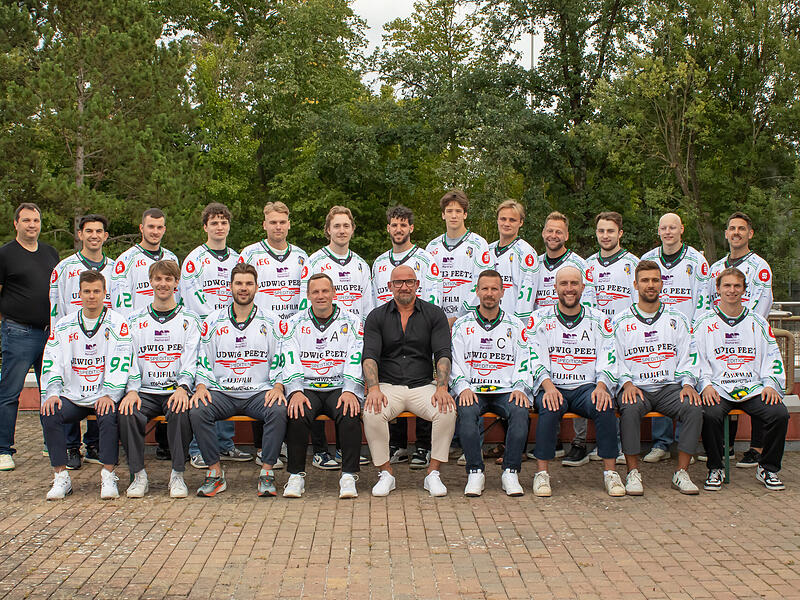 Da sind sie: Die Höchstadt Alligators der Oberliga-Süd-Saison 2025/2026.